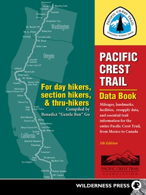 cover image of Pacific Crest Trail Data Book